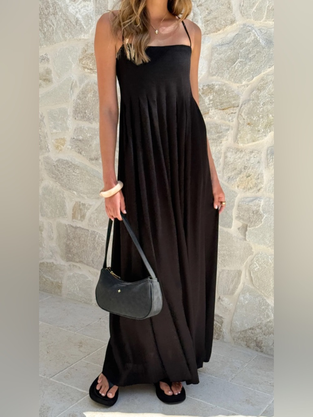 Billy J Pippy Black Maxi Dress